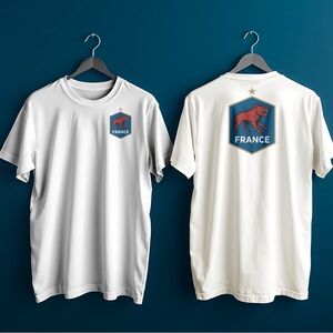 White France Graphic T-Shirt